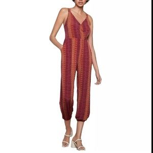 BCBGeneration Boho Striped Jumpsuit Size Small